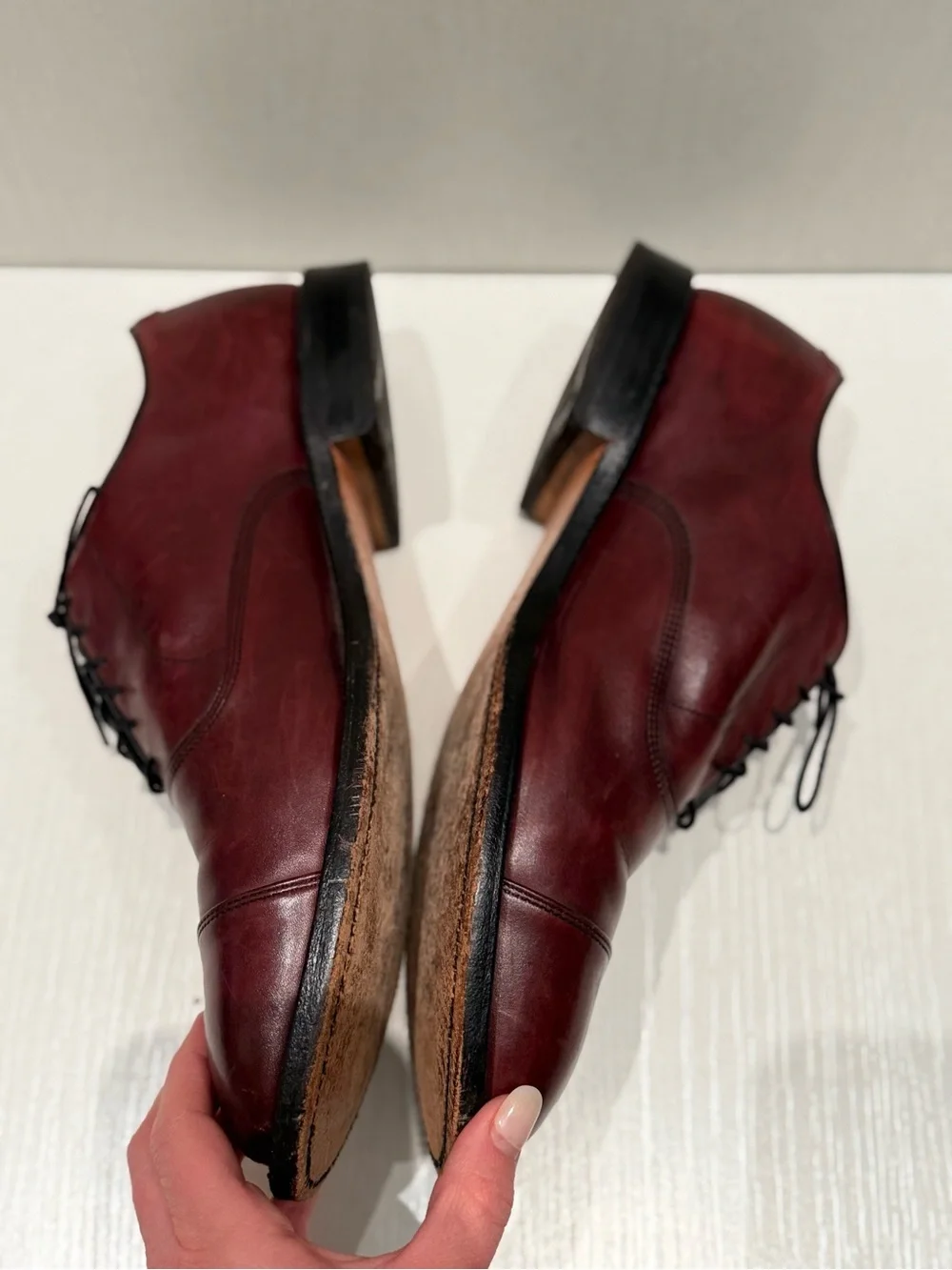 Allen Edmonds Oxford Dress Shoes -Size 10 3E (Wide) Burgundy/Oxblood Men’s